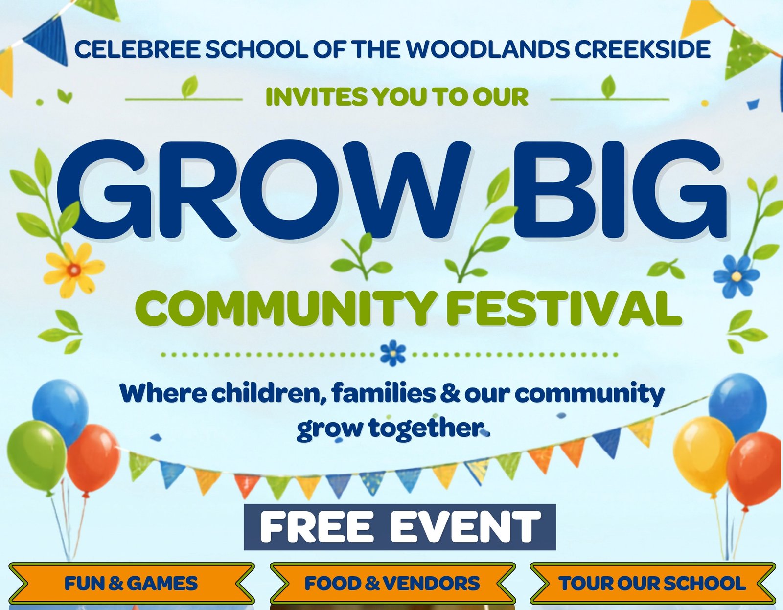 Grow Big Community Festival Flyer rev