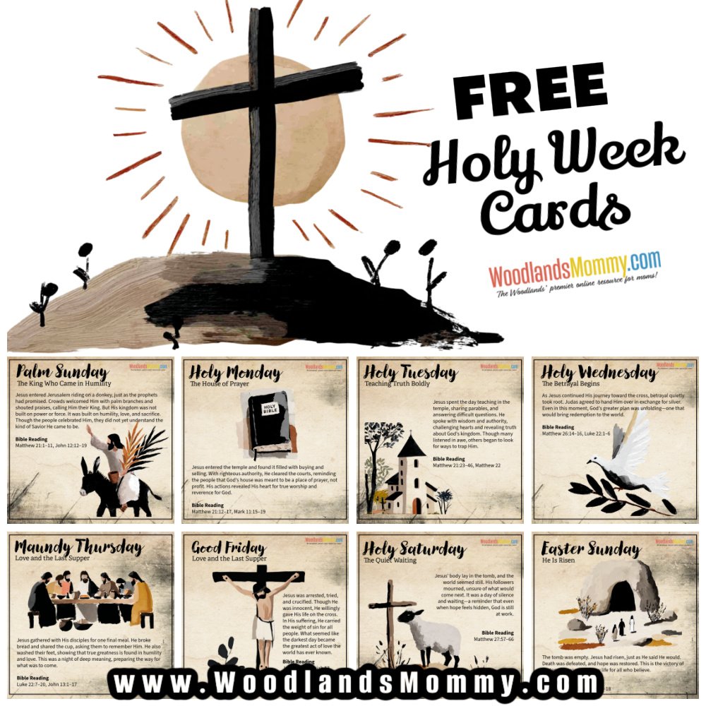 Holy Week Cards collage