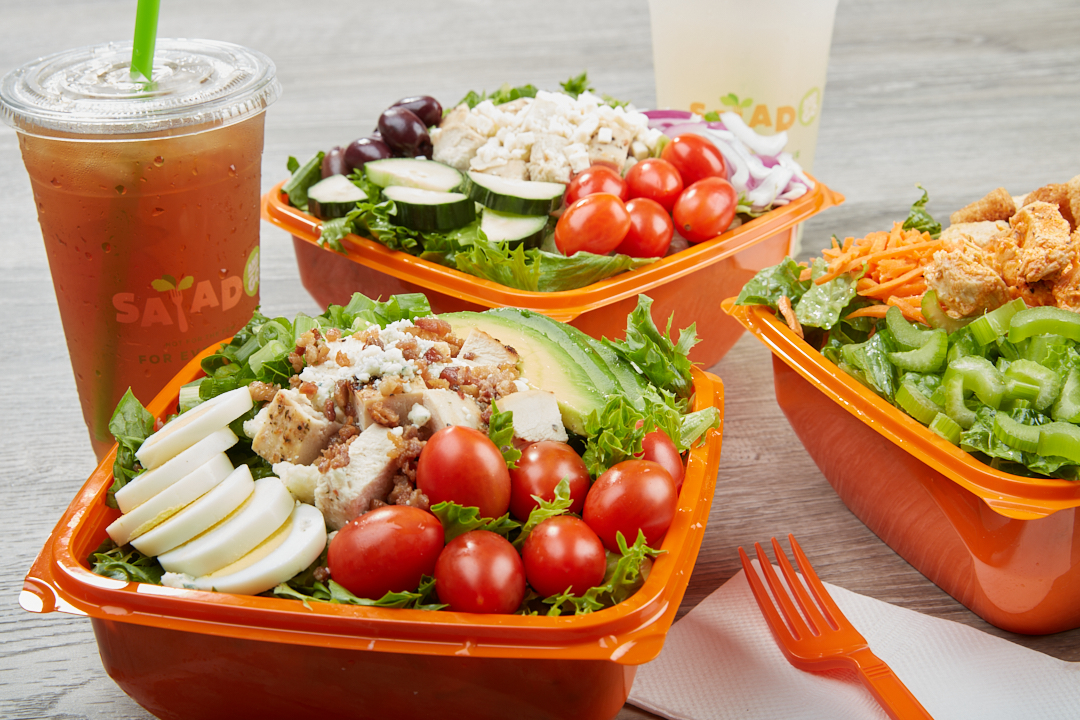 Salad and Go Cobb Greek Buffalo TW