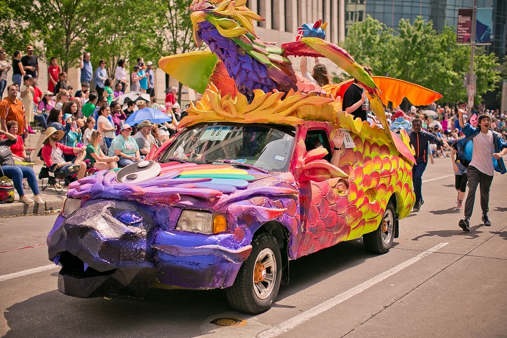 Art Car Parade Roars into Downtown Houston with special Kids Zone