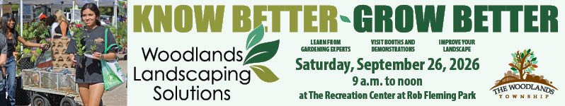 Woodlands Landscaping Solutions - August 26 - September 26, 2026