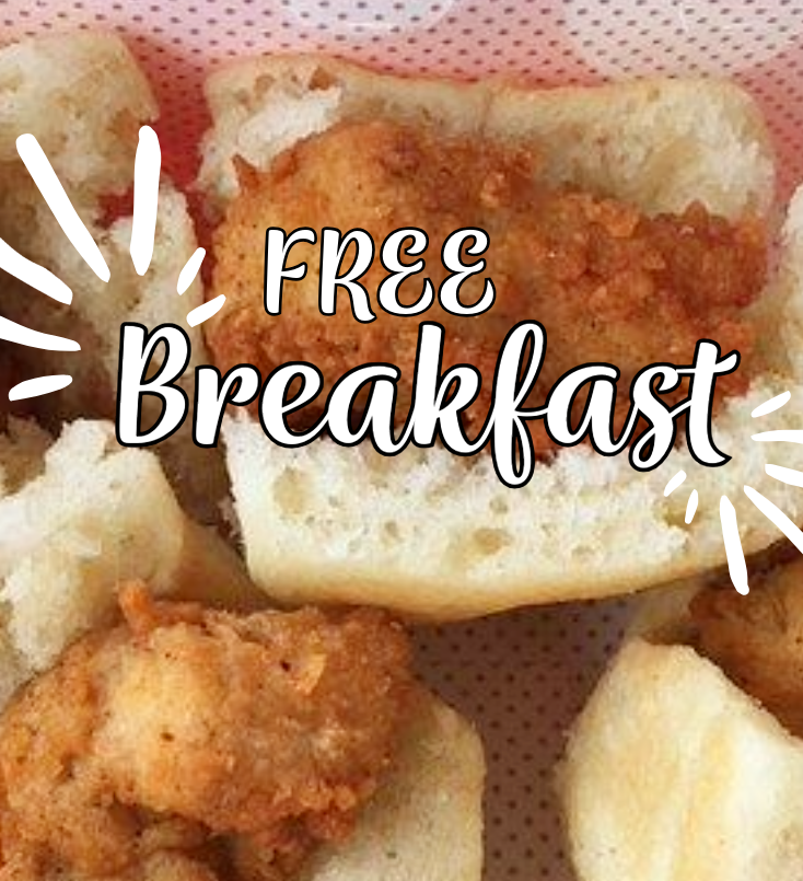 free breakfast cfa