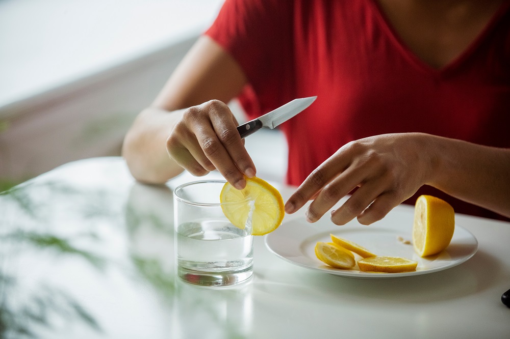 lemon water