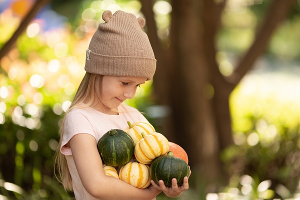 pumpkins in arms