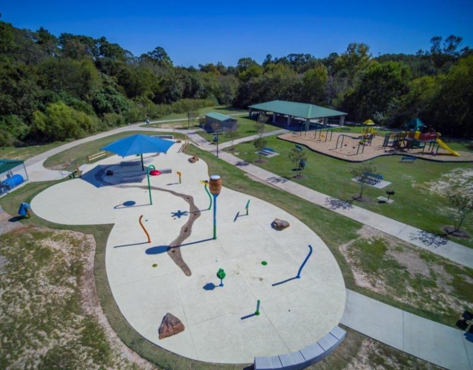 The Woodlands Market Street Splash Pad - Martin Aquatic