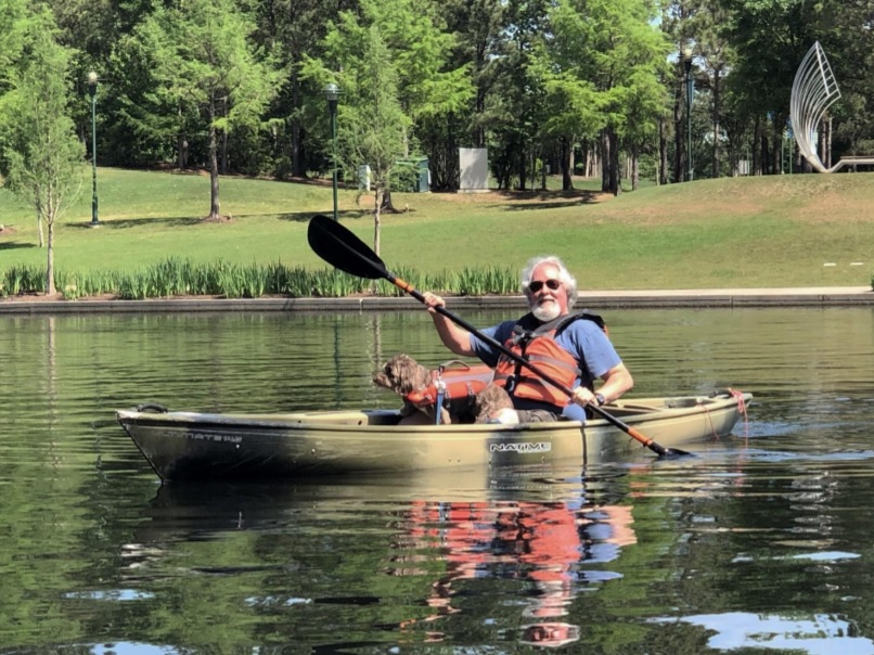 paddle with pup