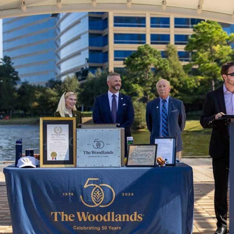 The Woodlands launches 50th Anniversary Celebration with Time Capsule Dedication